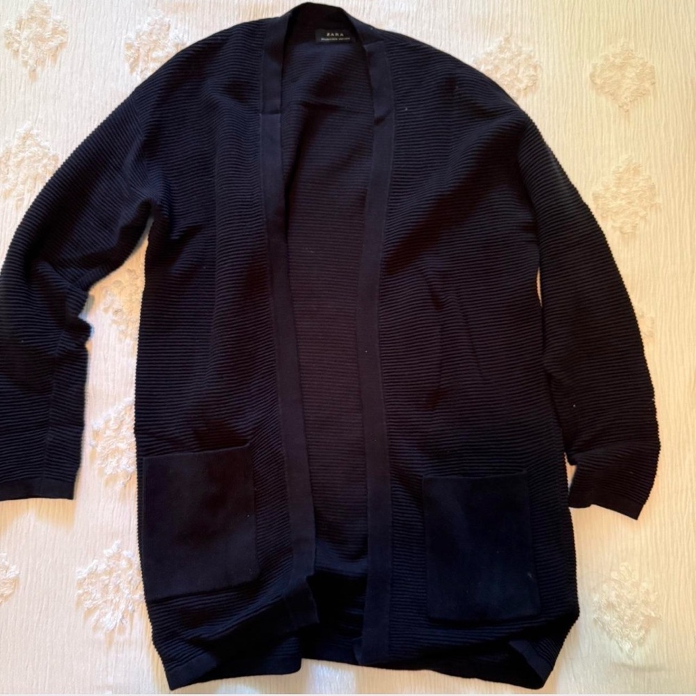 Zara Men's Black Cardigan